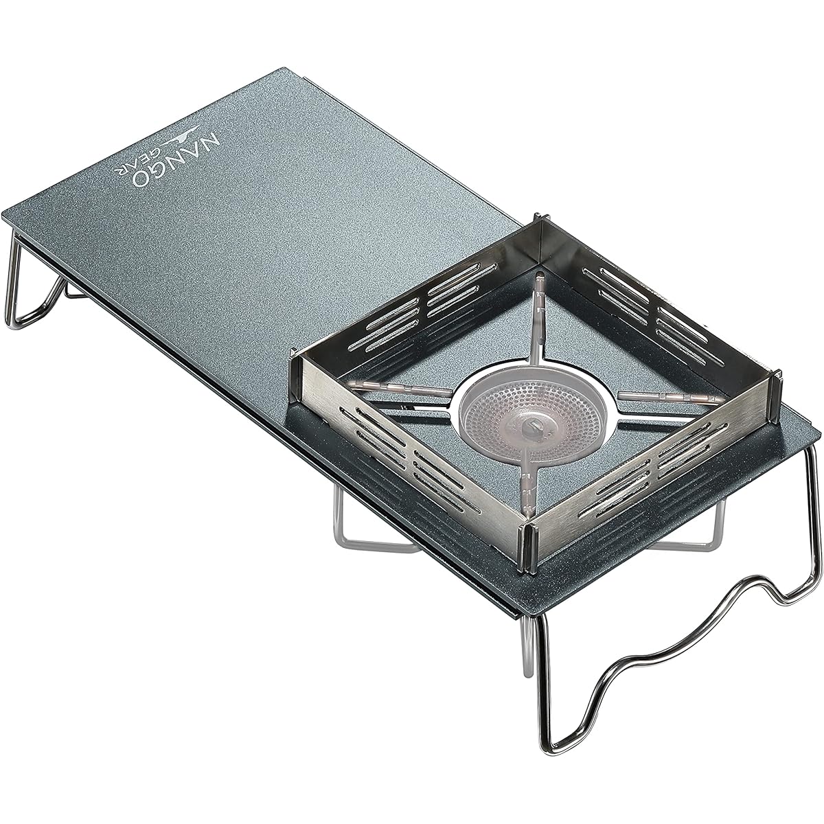 NANGGEAR Solo Kitchen Single Burner ST-310 ST-340 FUSION ST-330 Solo Table Aluminum Table with Storage Bag Camping Kitchen SOLO KITCHEN 20201