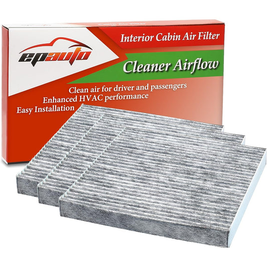 EPAUTO CP134 (CF10134) Premium cabin air filter with activated carbon 3 packs