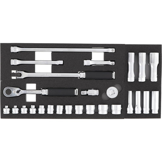 Yamashita Industrial Research Institute (Ko-ken) Socket Set Z-EAL 3285Z 26Pcs Drive Angle: 9.5mm 26 points 1 set