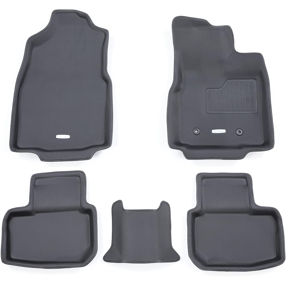 Clazzio Floor Mat 3D Type Set for 1 Car Tuft 2WD Car R3(2021)/2~ NEW Rubber Type Black ED-6541 [5EEDB6541K]