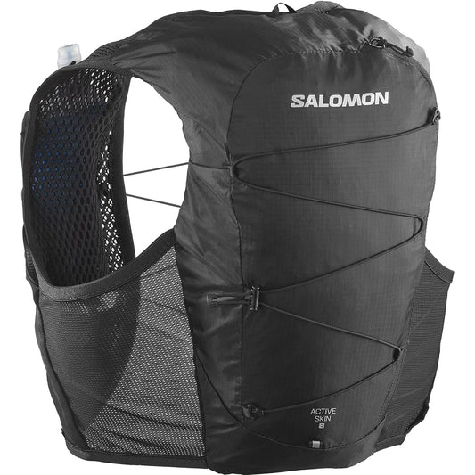 [Salomon] Hydration Vest Rucksack Backpack ACTIVE SKIN 8 SET (Active Skin 8 Set) BLACK/EBONY