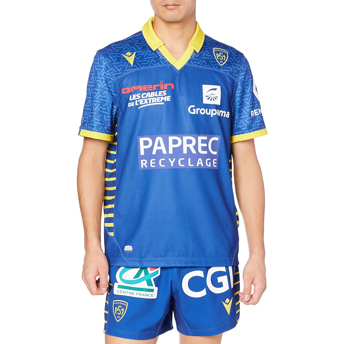 [Macron] T-shirt 20-21 CLER Auvergne Replica Away Jersey