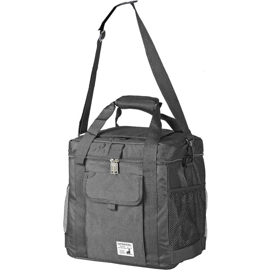CAPTAIN STAG Cold Bag Cooler Bag Foldable Storage Super Cool Soft Cooler Black UE-567 / UE-568