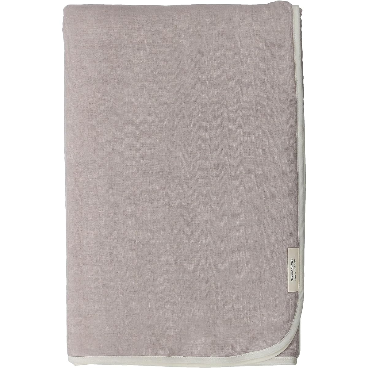 Nakamori Gauze 6-ply woven gauze blanket plain 140×200cm (lilac gray)