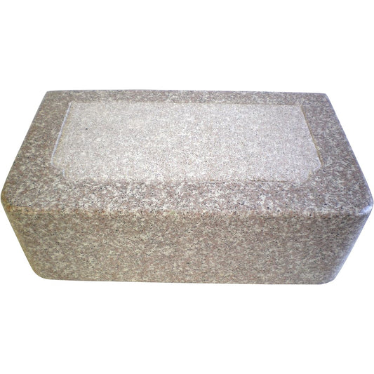 Footstone step stool, high quality granite, polished finish, pink