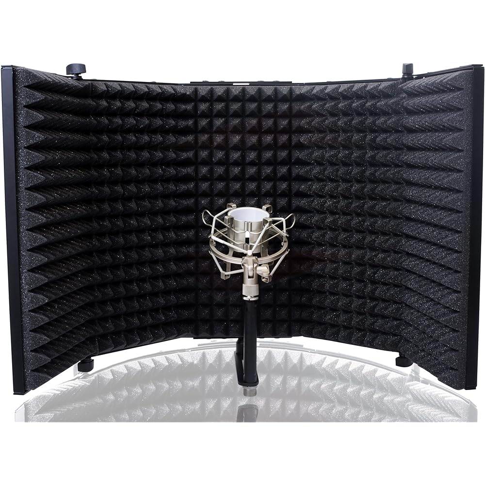 Studio Microphone Diffuser Isolation Sound Forms Panel Shield Stand Mike Griffin
