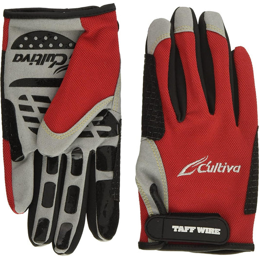 OWNER Fishing Gloves Game M Red 209918