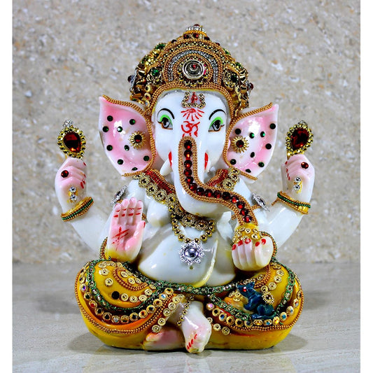 eSplanade Ganesha Ganpati Murti Idol Statue Sculpture (9")