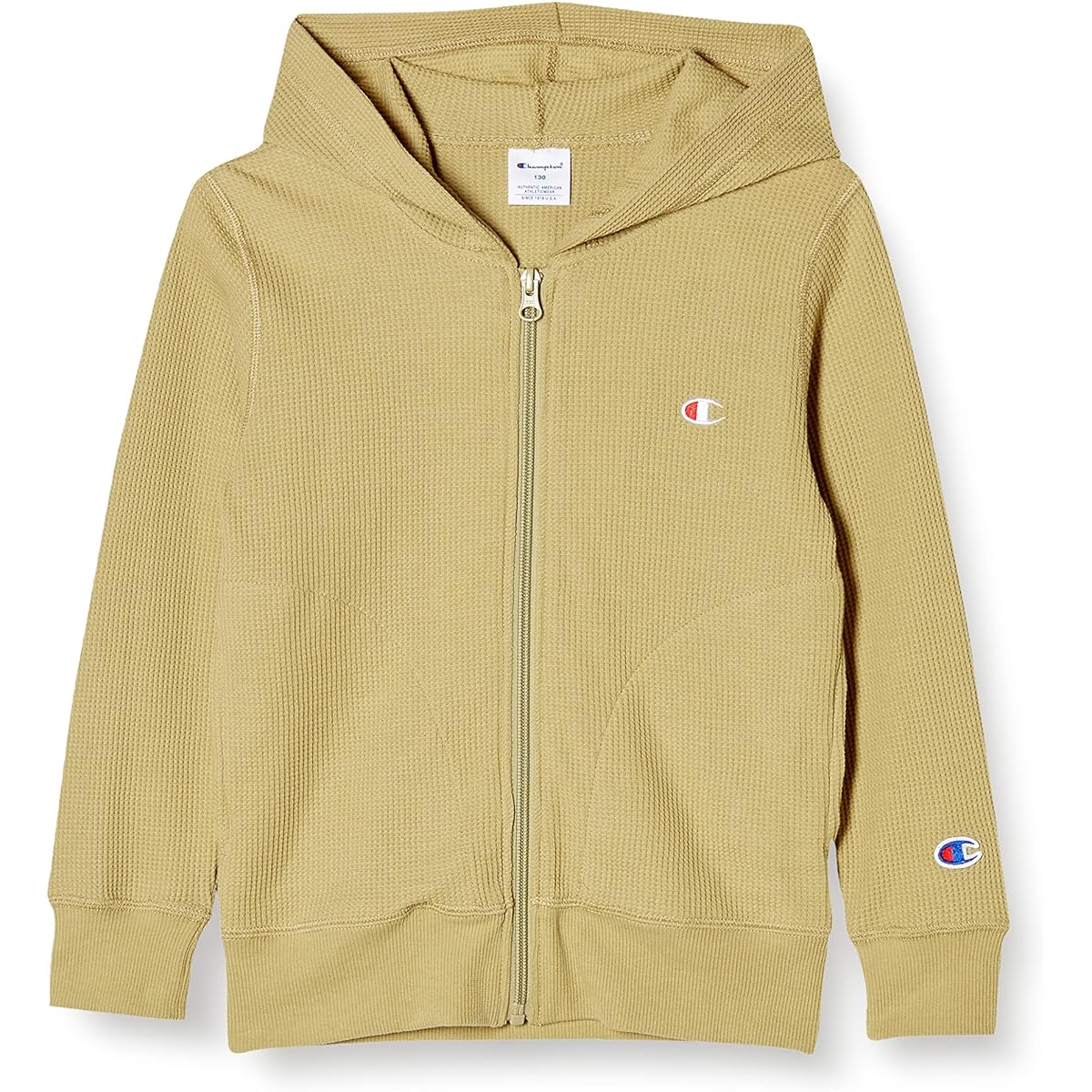 [Champion] Parka Long Sleeve One Point Logo Zip Hooded Shirt Basic CK-W101 Boys