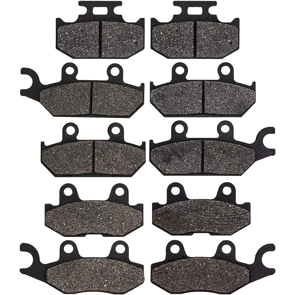 NICHE Brake Pad Kit Yamaha Viking 700 VI Wolverine X4 R-Spec 1XD-25805-00-00 1XD-25805-10-00 Completely Semi-Metallic