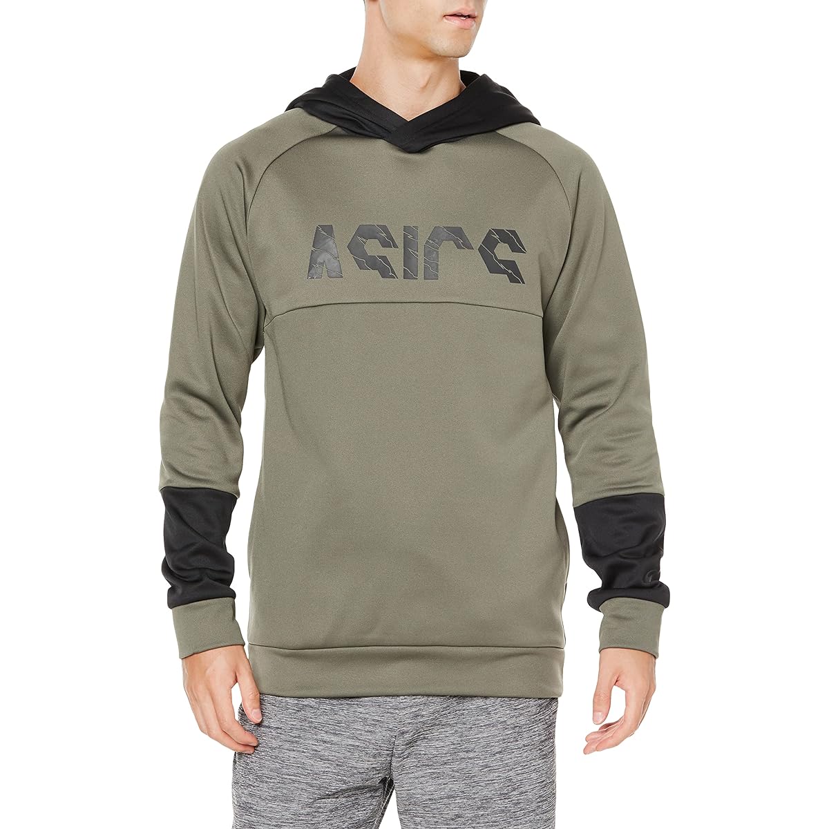 [ASICS] Training Wear CROPPED Heat Fleece Pullover Hoodie 2031D044 Men's