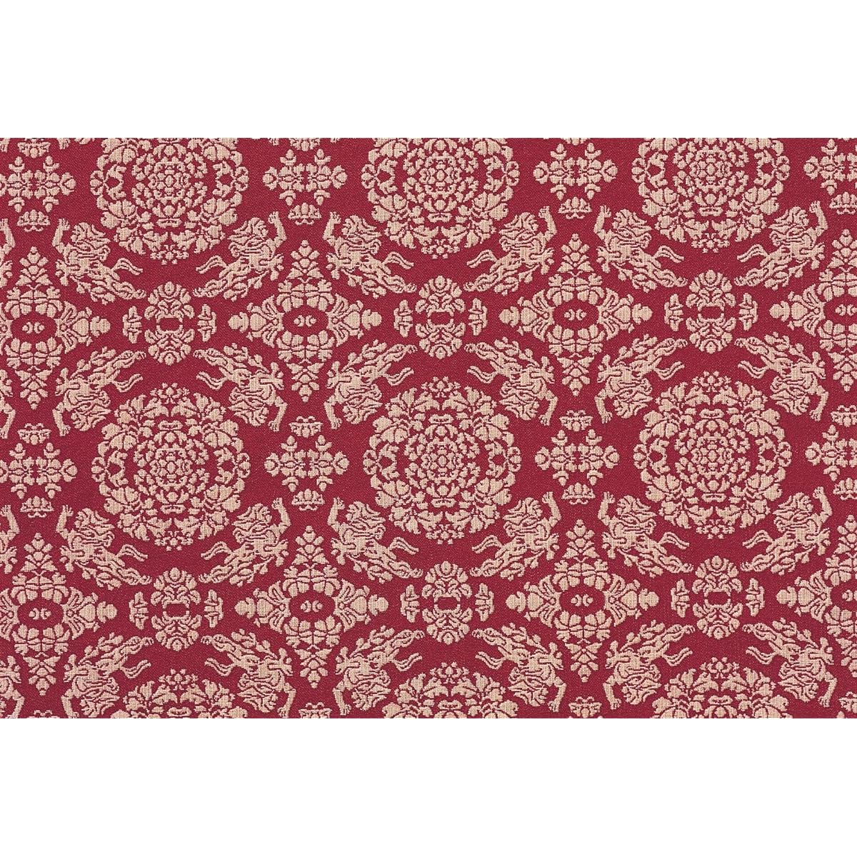 Musubi Furoshiki, large size 120cm (boxed), Shosoin-ri, lion pattern (red), made in Japan 20821-008