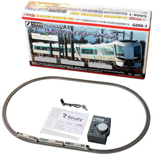 Rokuhan Z Gauge Tobu 500 Series Train Limited Express Liberty Starter Set G006-1 Railway Model Introductory Set