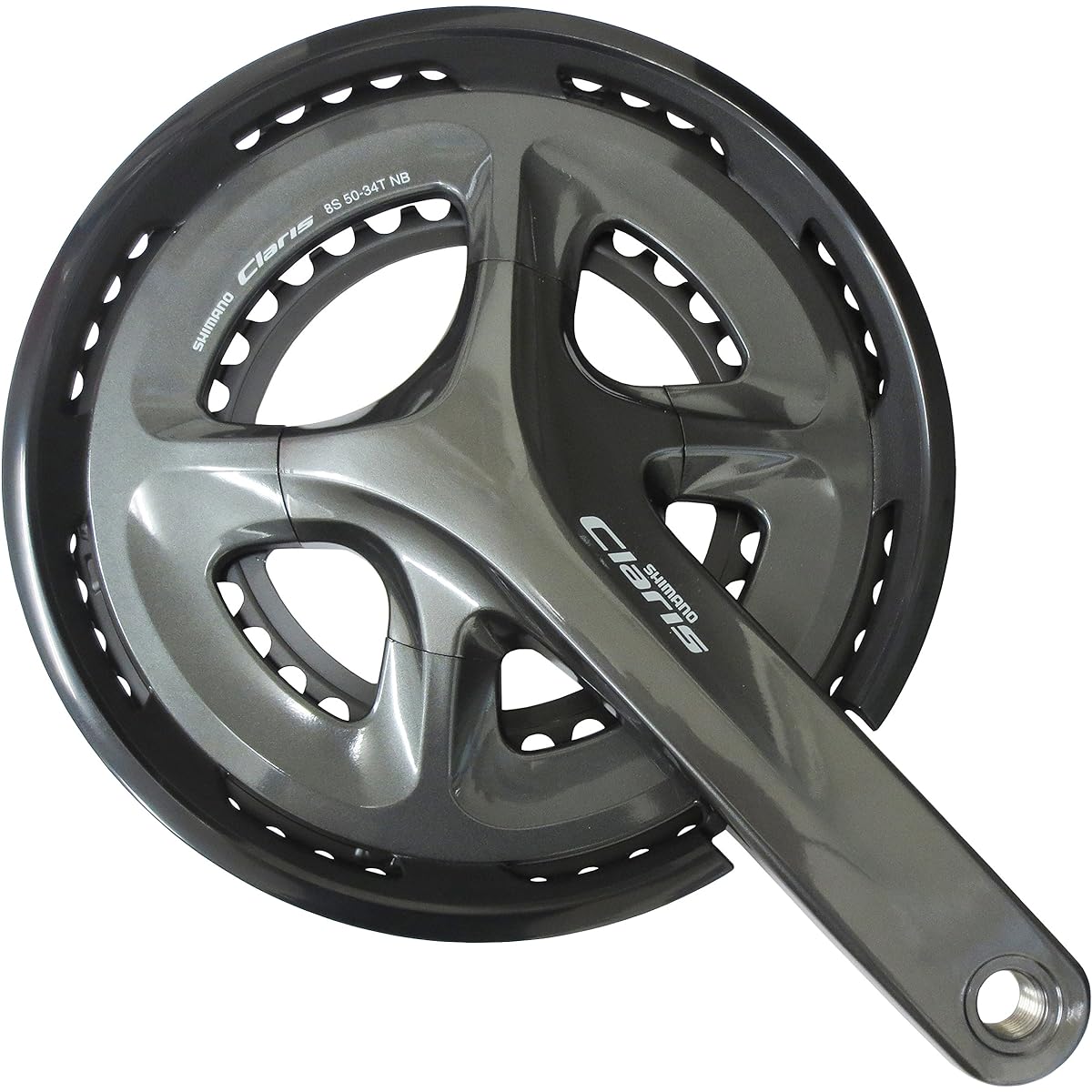 Shimano FC-R2000 50X34T 8S with chain guard ・BB sold separately EFCR2000