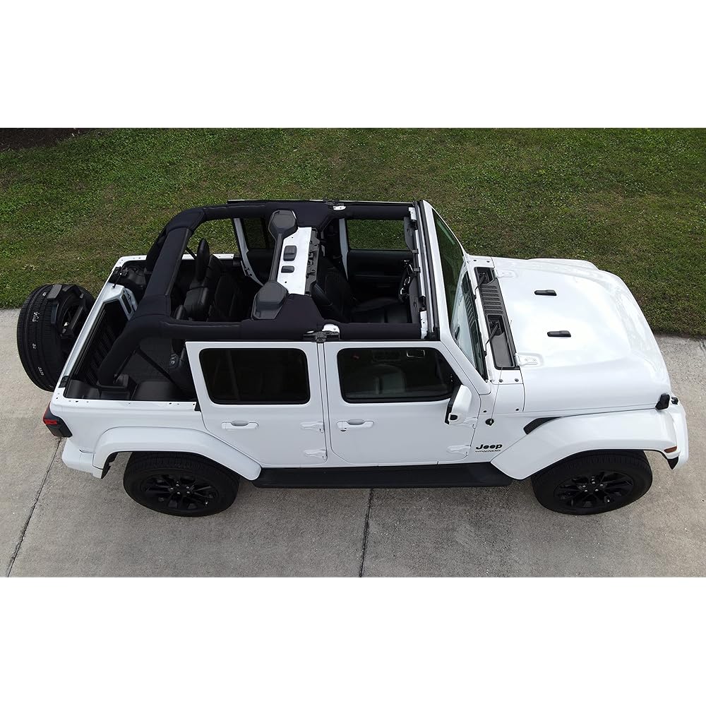 KOVERZ Neoplenrol Barpad Barpad Jeep Wrangler JL Unlimited 4 Door JLU 2018-Current Black