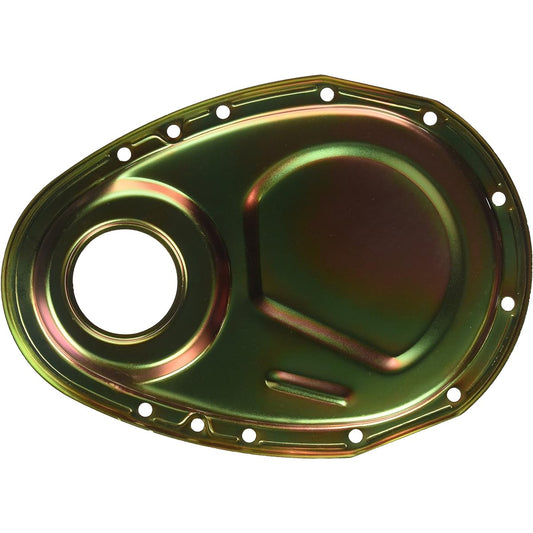 MILODON 65501 Gold Zinc plating timing Cover for small block chevrolet