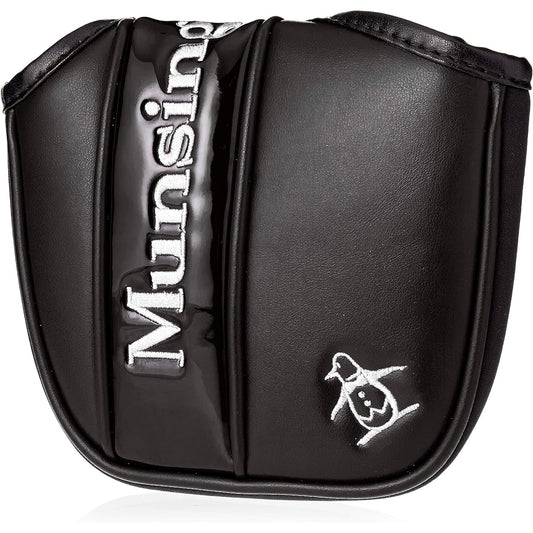 [Munsingwear] Golf Putter Cover, Magnetic Type, Standard, Comes with Attachment, Compatible with Irregular Heads, MQBPJG51, Men's