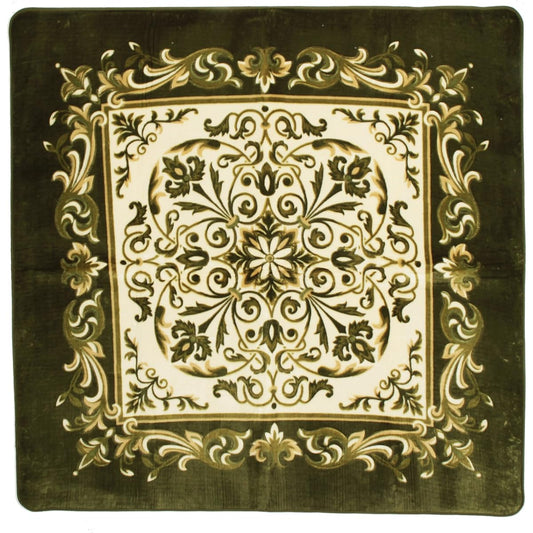 Hagiwara Carpet Green Size: Approx. 225 x 225cm