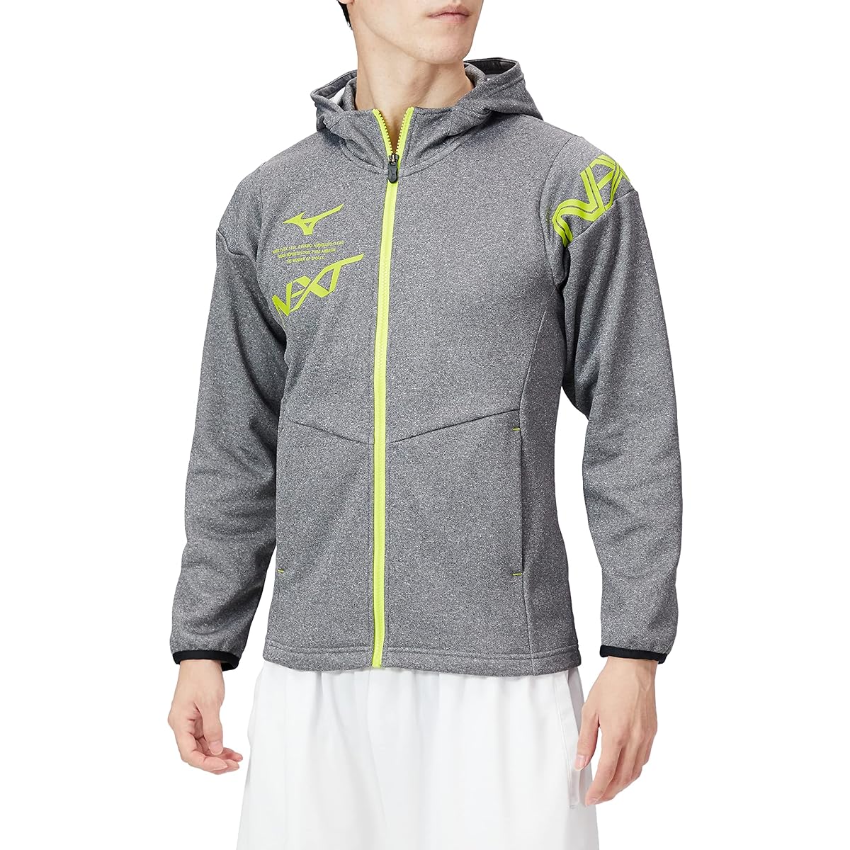 [Mizuno] Training Wear N-XT Sweat Hoodie Parka Jacket Fleece Lining Thermal 32JC2760