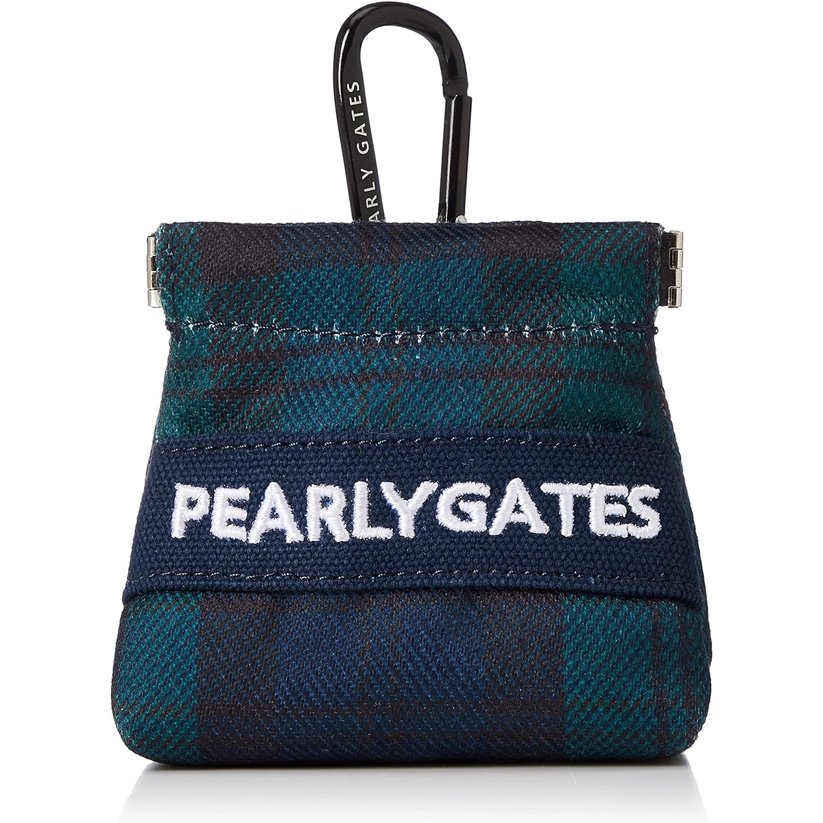 [Pearly Gates] Ball Pouch [Black Watch Series] (With carabiner, tee storage possible) / Golf / 053-3184317 141_Black Watch