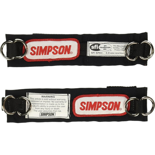 SIMPSON RACING 3600JBK Kids Arm restraint Black