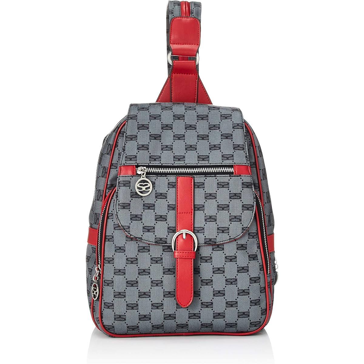 [Savoy] Backpack 8473290 Women's Black Red