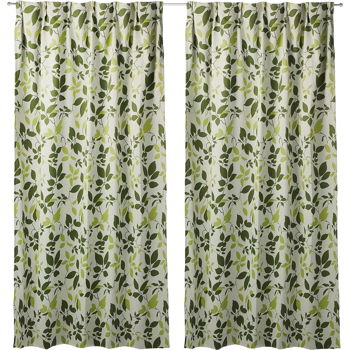 Arie Blackout Curtains Citrus Set of 2 100 x 200cm Green