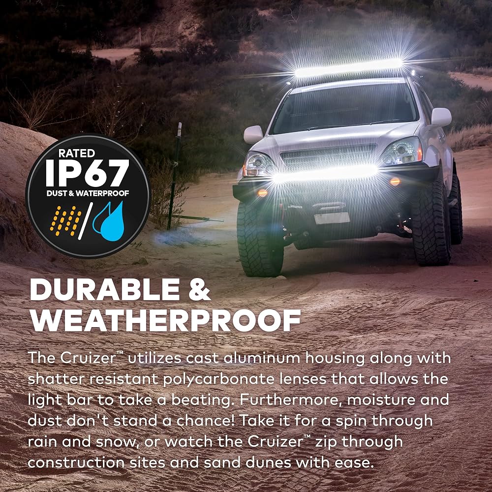 LAMPHUS 4 Cruiser 4 inch 18W LED spotlight [30 degrees spread] [Spot/Fog/Reverse Application] [IP67] - Off -road, tractor, wreckers, plautracks, oceans