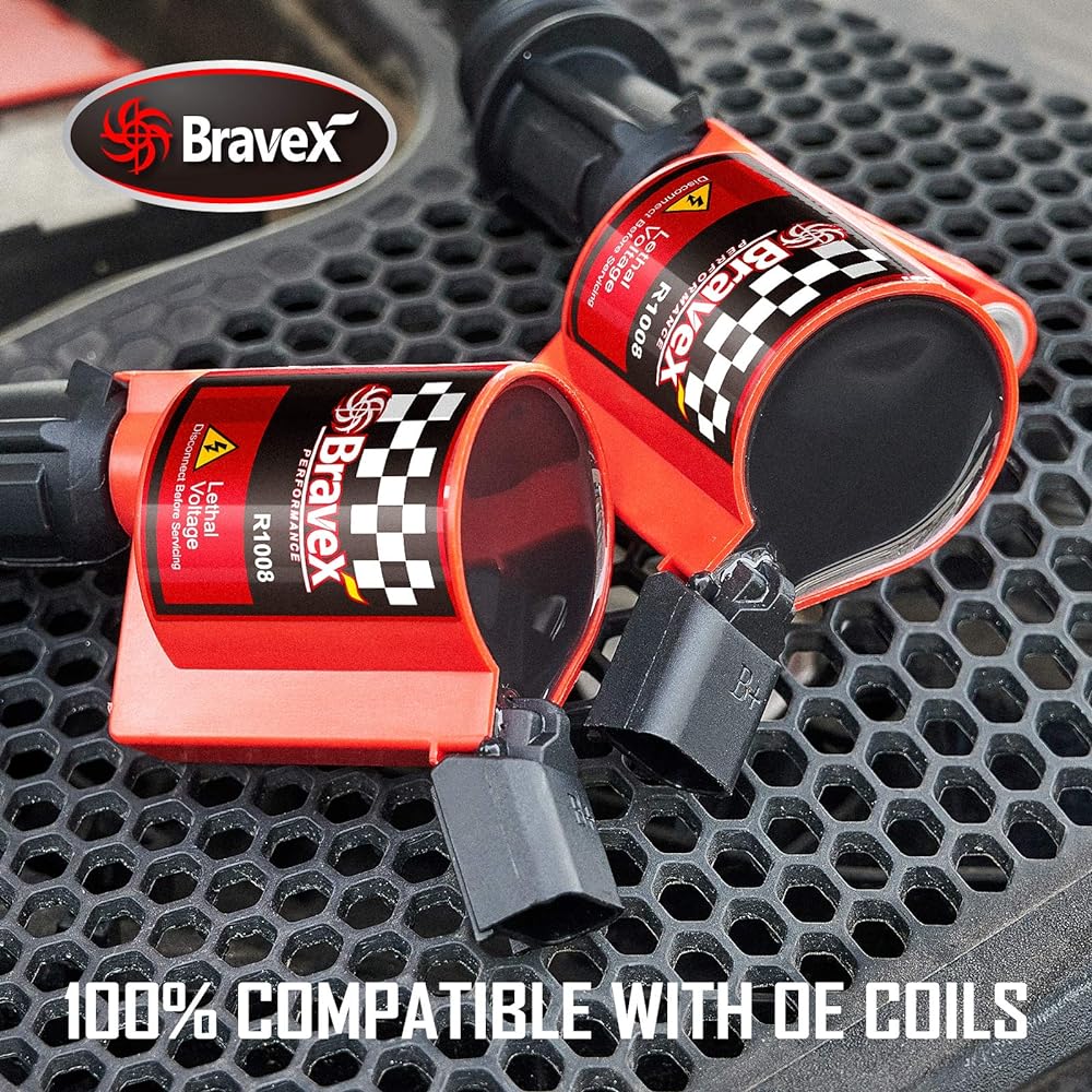 High-performance ignition coil 8 pieces Pac Ford F-150 F-350 4.6L 5.4L V8 Crown Victoria EXPEDIA EXPEDITION MUSTANCOLN MERCURY Upgrade DG508 DG457 DG491 (Red)