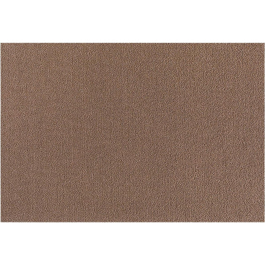 [Washable, Made in Japan] Sanko Entrance Mat, Indoor/Outdoor, Balcony, Non-Slip, 60 x 90 cm, Brown, Fits KX-05