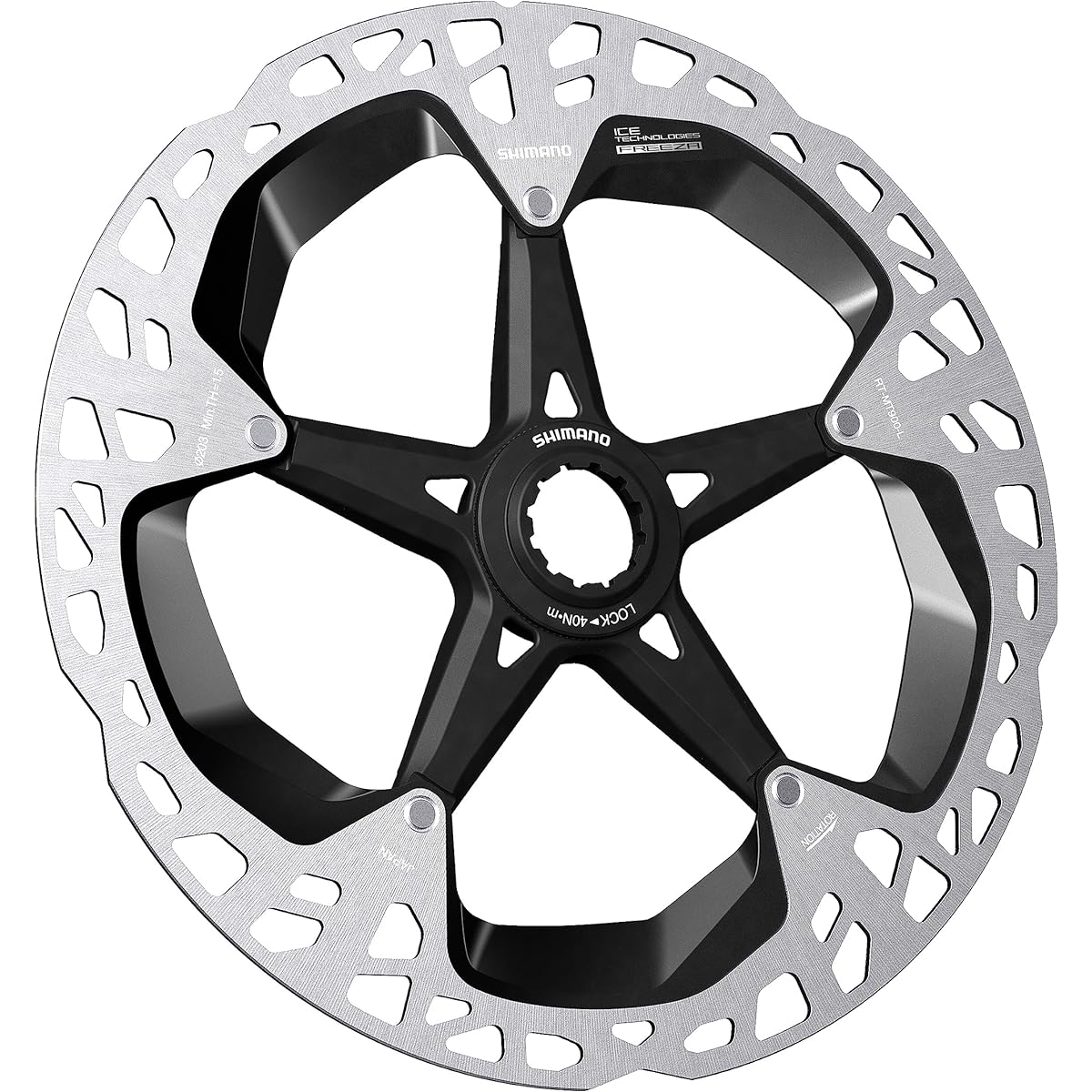 SHIMANO Disc Rotor RT-MT900 180mm Center Lock Narrow Type Included/Lock Ring Outer Serration Type