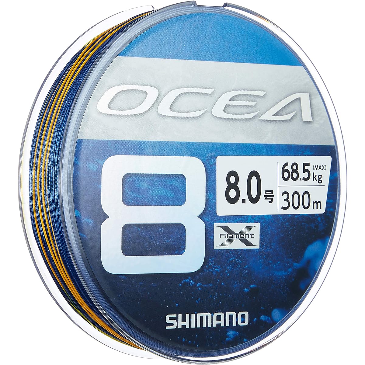 SHIMANO PE Line Osea 8 Various 200m/300m/400m/500m / No. 1.5 - No. 12 / 5 Colors / SW Navy