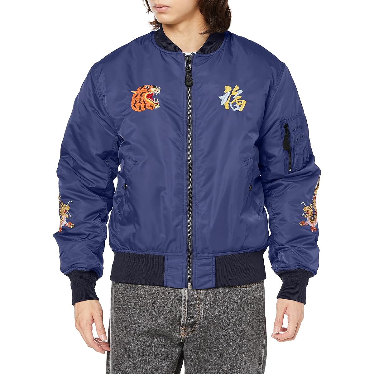 [Houston] Military EMBROIDERY MA-1(VIETNAM)