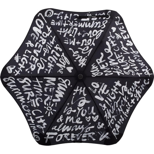 Saera Brandt Metro Blacklist Painted Folding Umbrella Rib 55cm METBLACKLIST21
