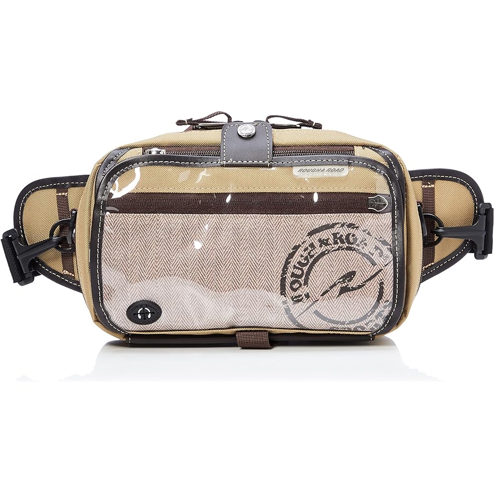 ROUGH&ROAD Motorcycle Waist Bag F-style F-Westable Tank Pouch EX Amber W25XD15XH8cm (Maximum) RR9461