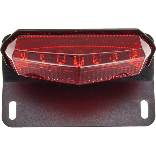 POSH Motorcycle Supplies Acute LED Tail Lamp Universal Type Red 090147-90