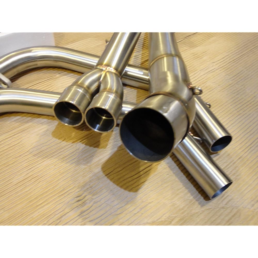 asiaparts.jp YZF-R25 Full Exhaust Muffler/Titanium Silencer Fake/Stainless Steel Exhaust Pipe/Stainless Steel Silencer