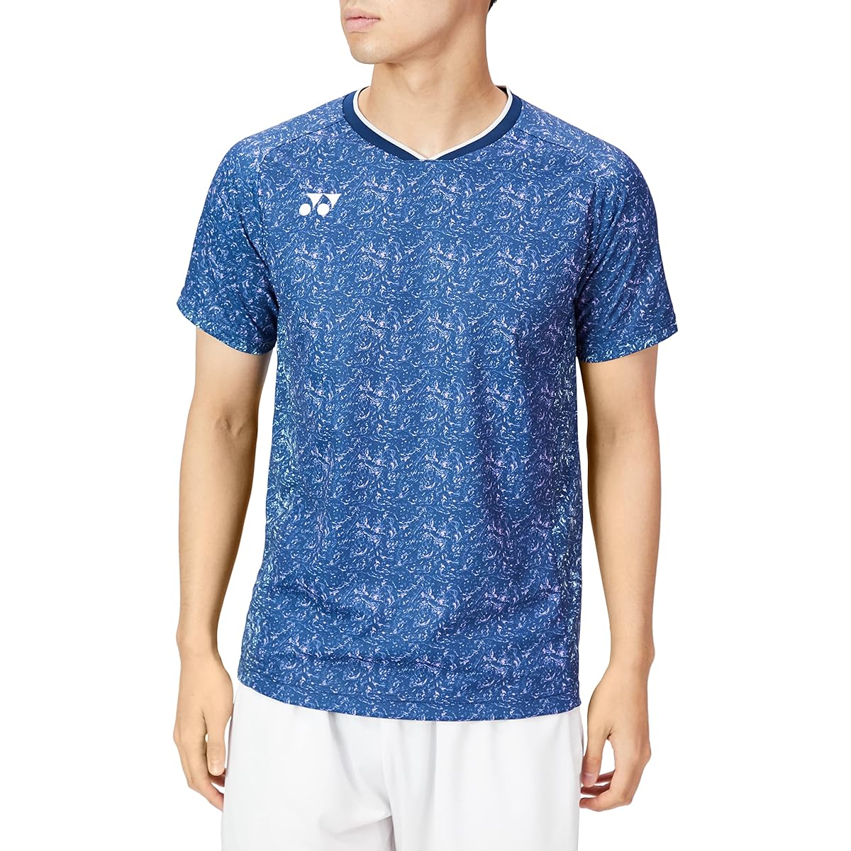 [YONEX] Men's Short Sleeve Shirt Game Shirt (Fit Style)