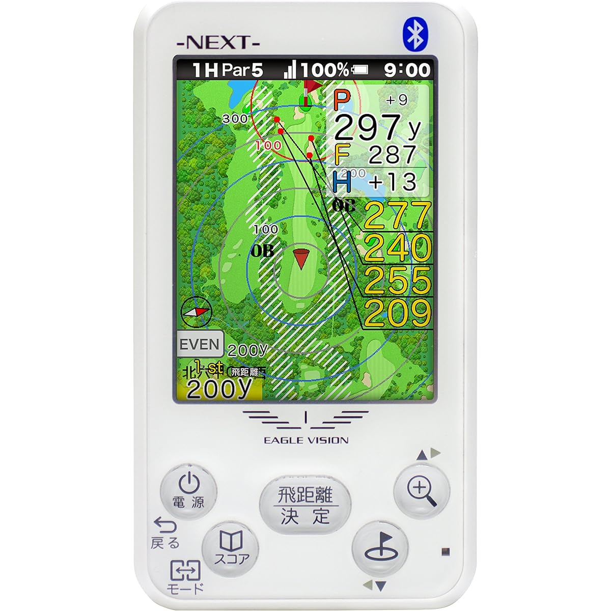 Asahi Golf EAGLE VISION GPS NEXT Unisex EV-732 White