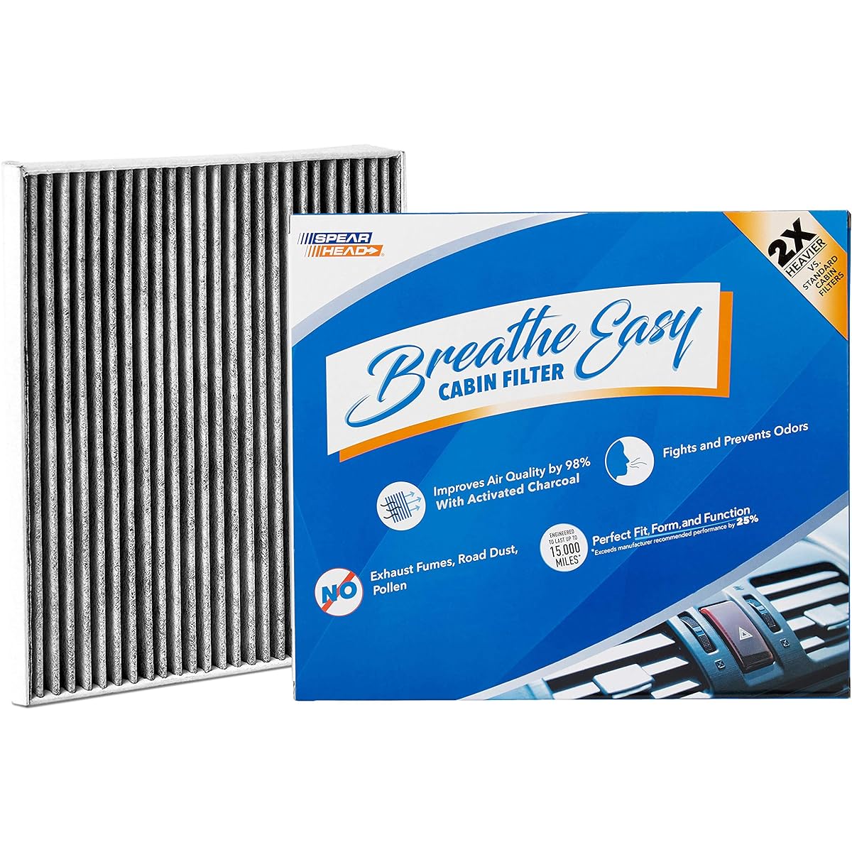 SPEARHEAD Premium Breeze Eye Cabin Filter Up to 25%long life (BE-150)