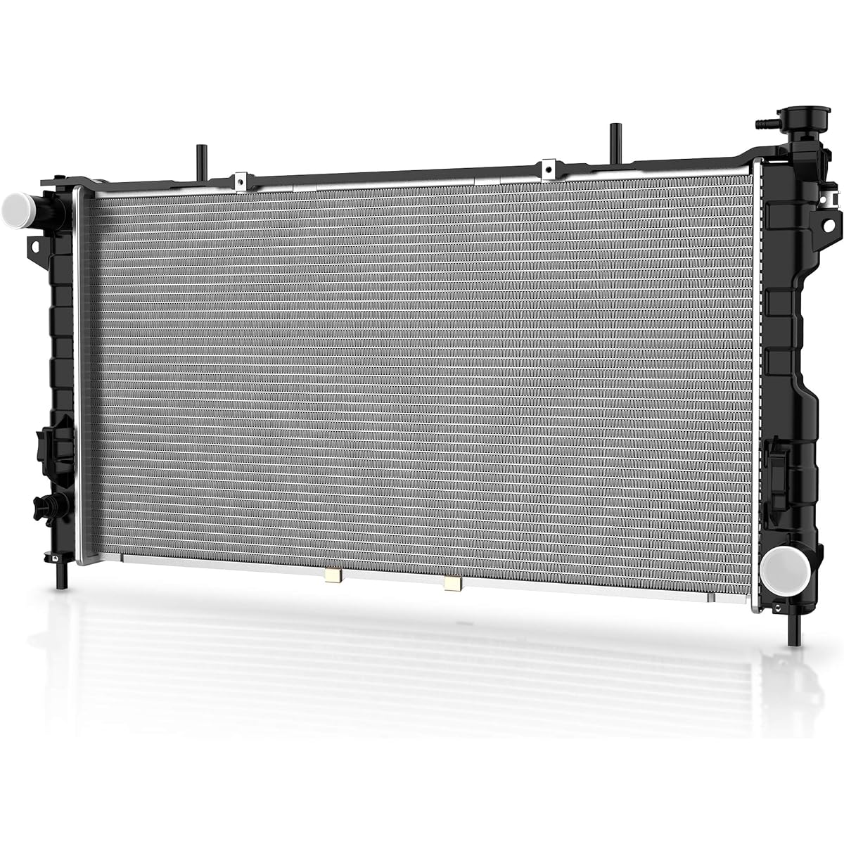 DWVO Complete Radiator 2001-2004 Crysler Town & Country Prim Voyager compatible 2001-2004 Dodge Caravan Grand Caravan 3.3L 3.8L 6 CYL DWRD1011