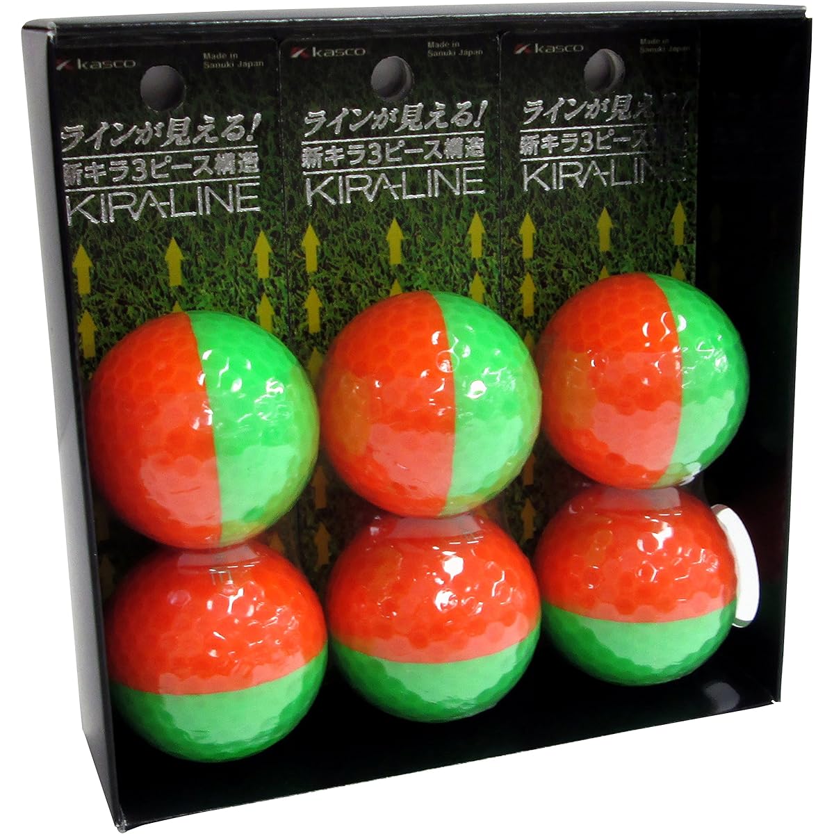 Kasco Golf Ball KIRA LINE 6 pieces (2 pack x 3)