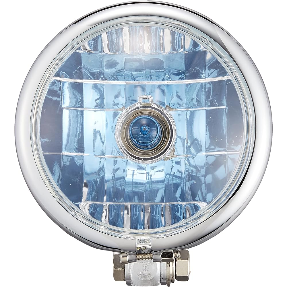 KITACO Multi-Reflector Headlight ASSY 4-1/2 Plated General Purpose 800-0500720