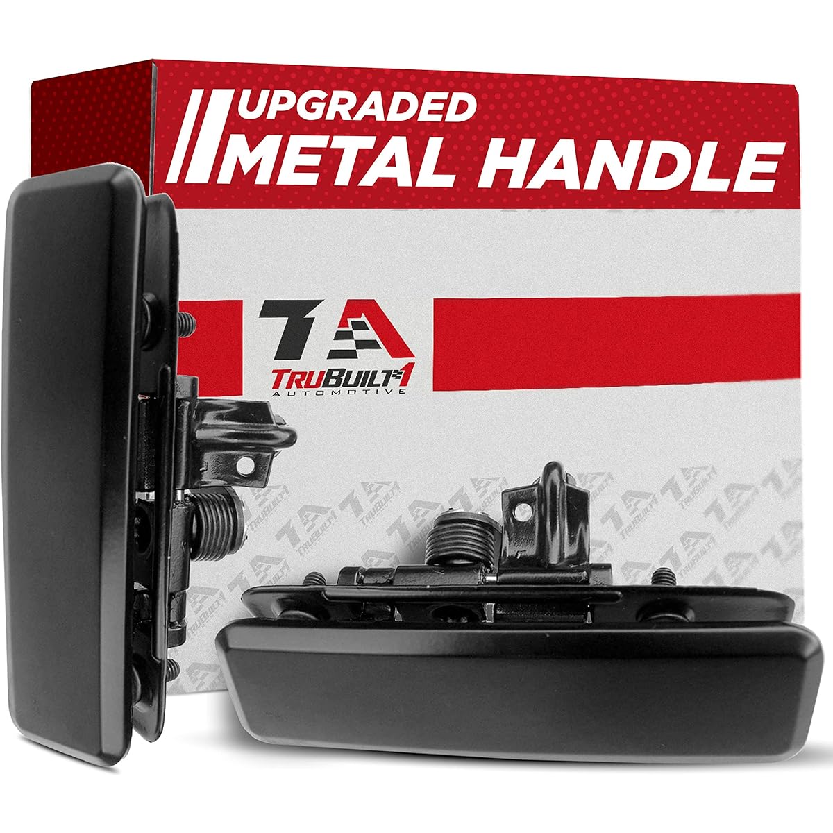 T1A Exterior Door Handle Front Driver and passenger seat replacement 1992-2005 Chevrolet Astroban GMC Safari smooth Black Finished Outside handle set