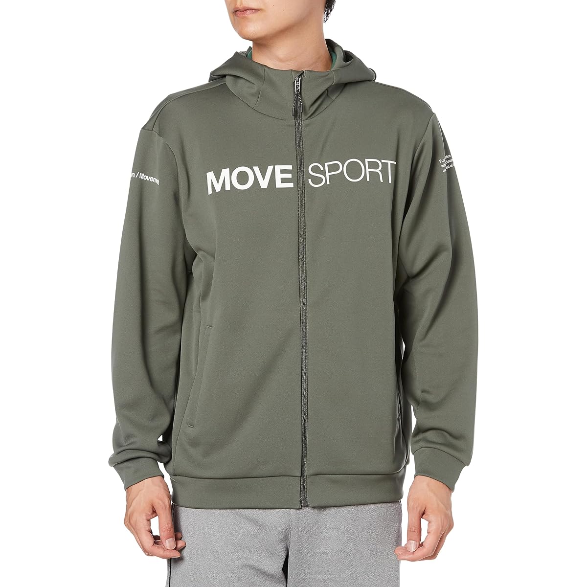 [DESCENTE] Sweatshirt Full Zip Parka S.F.TECH SHIELD Windproof Thermal Pocket MOVESPORT MVSP
