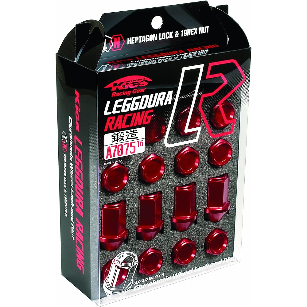 KYO-EI [Kyoei Sangyo] Kics LEGGDURA RACING [LEGGDURA RACING] M12XP1.5 Full [Quantity: 20P] [Product Number] KIC1U