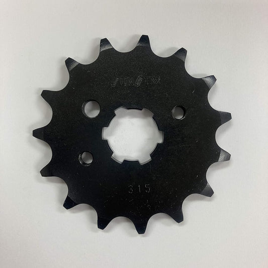 SUNSTAR Front Sprocket 520-15T D-TRACKER(-00)/SUPER SHERPA/KLX250・R・SR(-00)/KDX250SR etc. 315-15