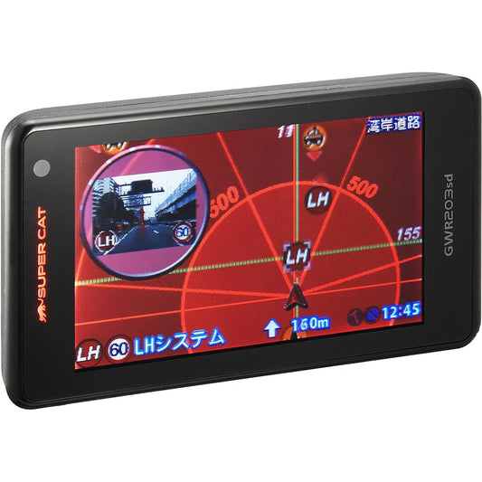 Jupiter Radar Detector GWR203sd GPS Data Over 131,000 OBD2 Connection GPS/Integrated/Full Map Display/Capacitive Touch Panel