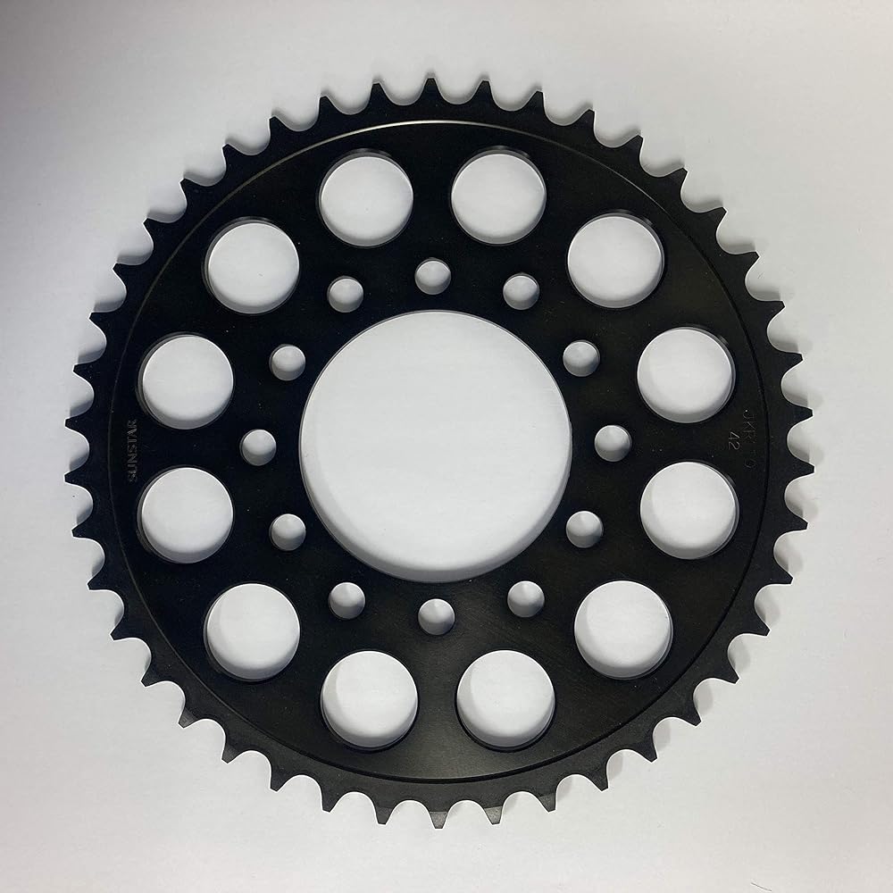 SUNSTAR racing steel sprocket part number JKR-110-42 (520 size/42T) ZX-10R (520con), GALESPEED, etc.