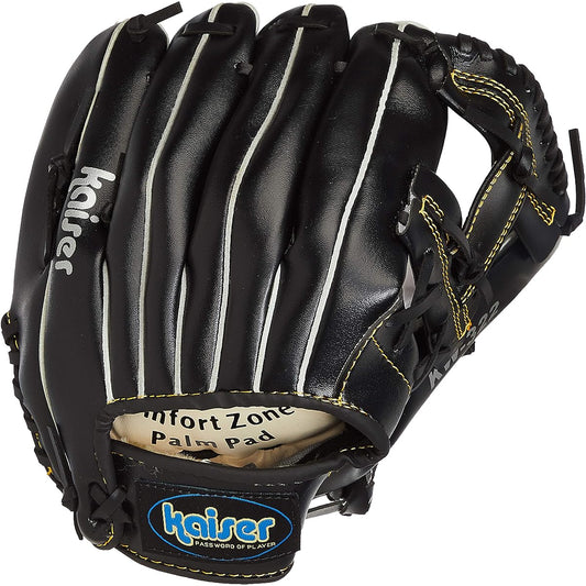 Kaiser Glove Dragonfly Black Baseball Catchball Practice General Softball Leisure Family Sports 9/10/12 inch KW-322